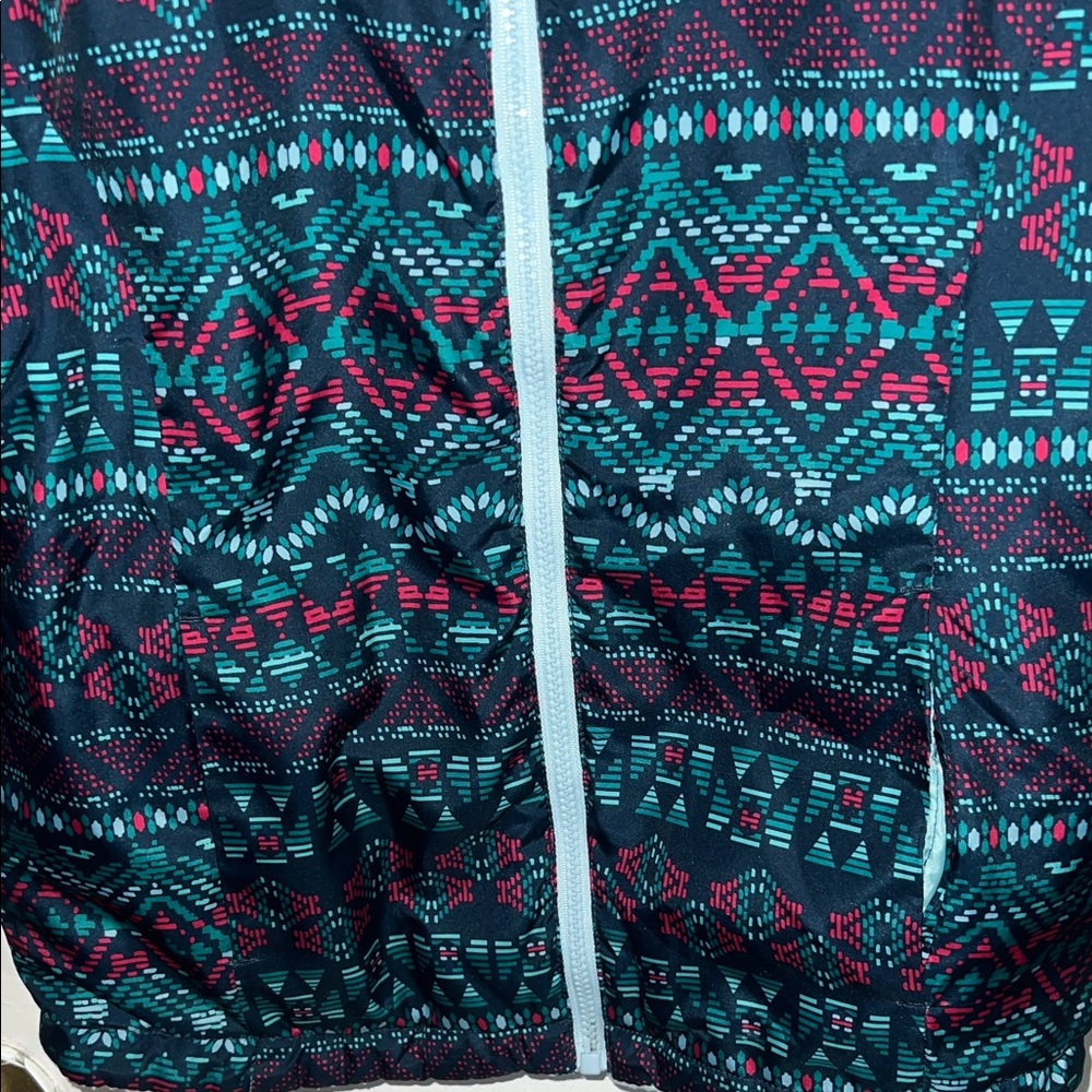Patterned Girls Jacket - Multicolor Medium 7/8 - Picture 3 of 13